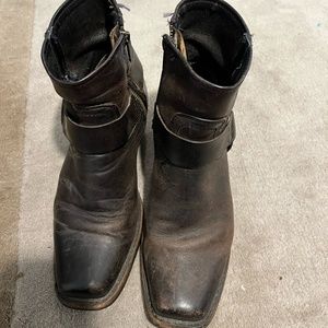 FRYE Women's Harness 6-Inch Ankle Boot,Gaucho Oiled Leather,7 M US